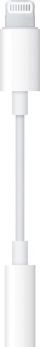 Apple Lightning-to-3.5mm Headphone Adapter - White product photograph
