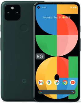 Google Pixel 5a 5G - 6GB RAM, 128GB - Mostly Black product photograph