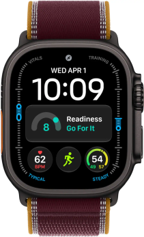 Apple Watch Ultra 4 (GPS+Cellular) 49mm Titanium Case With Trail Loop product photograph