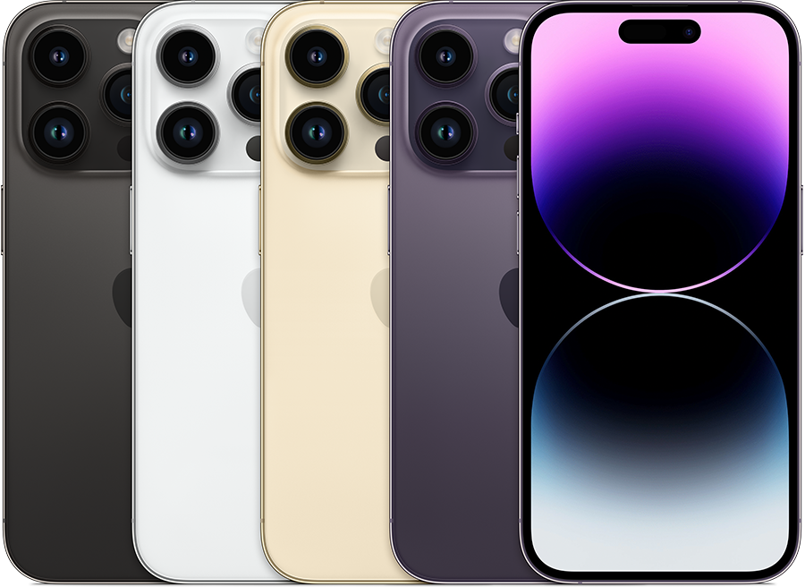 iPhone 14 Pro in official Apple colour options