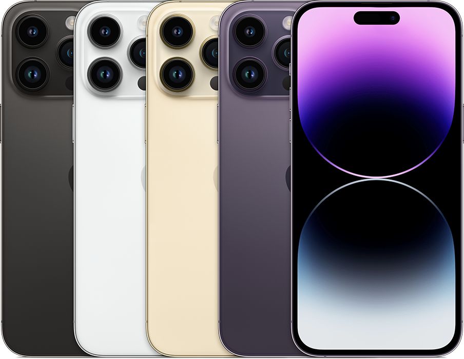 iPhone 14 Pro Max in official Apple colour options