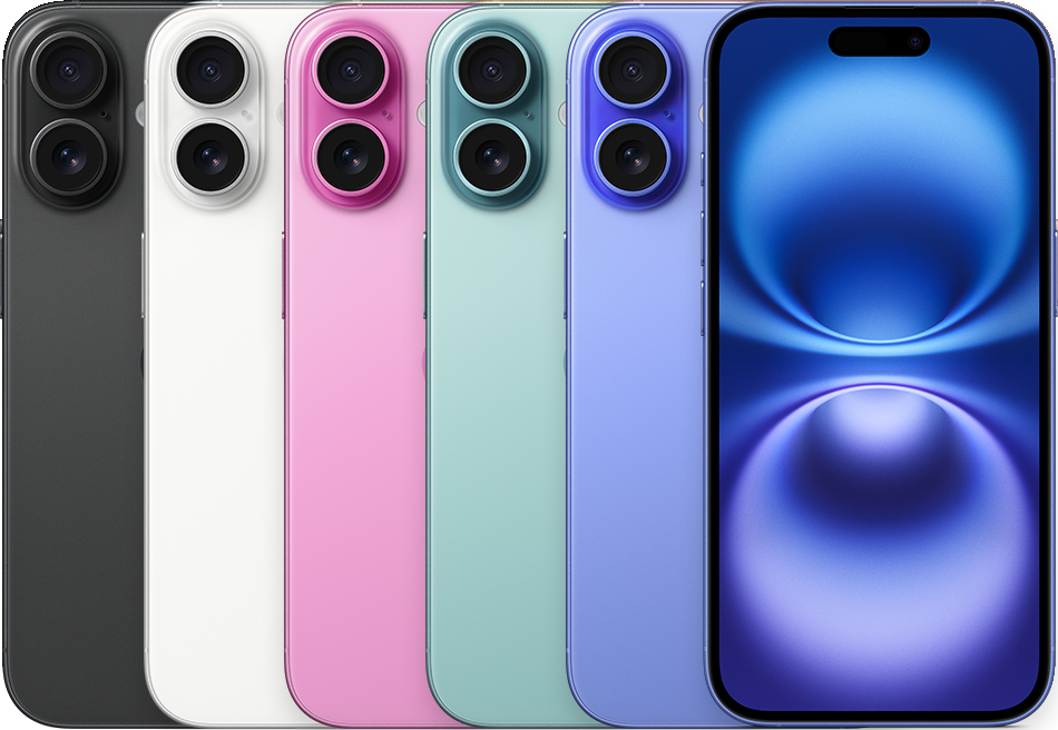 iPhone 16 in official Apple colour options