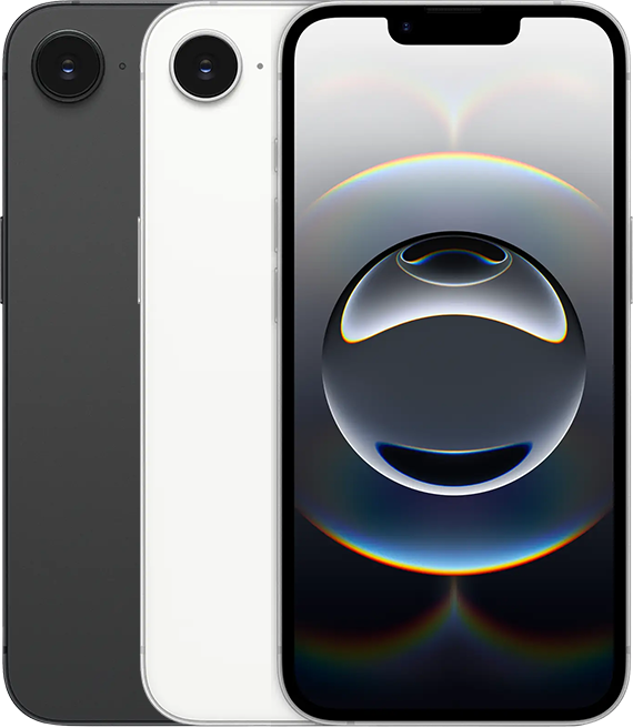 iPhone 16e in official Apple colour options