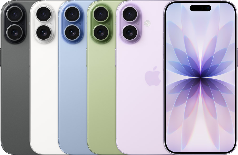 iPhone 17 in official Apple colour options