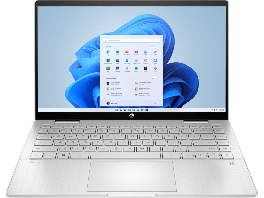 HP Pavilon X360 14" - 2-In-1 Convertible TouchScreen Laptop -13th Gen Intel Corei5 - 8GB RAM, 512GB SSD product photograph