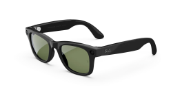 Ray-Ban Meta Wayfarer - Green Lens - Shiny Black Frame product photograph
