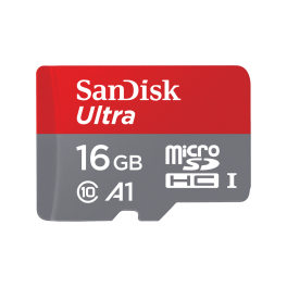 SanDisk Ultra 16GB microSDHC-I Memory Card product photograph
