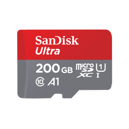 SanDisk Ultra 200GB MicroSDXC-I Memory Card product photograph