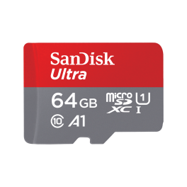 SanDisk Ultra 64GB MicroSDXC-I Memory Card product photograph