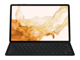 Samsung Galaxy Tab S8 Plus / S7 FE / S7 Plus Book Cover Keyboard Slim - Black product photograph
