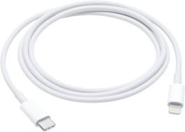 Apple 6.6' (2M) USB Type C-to-Lightning Charging Cable - White product photograph